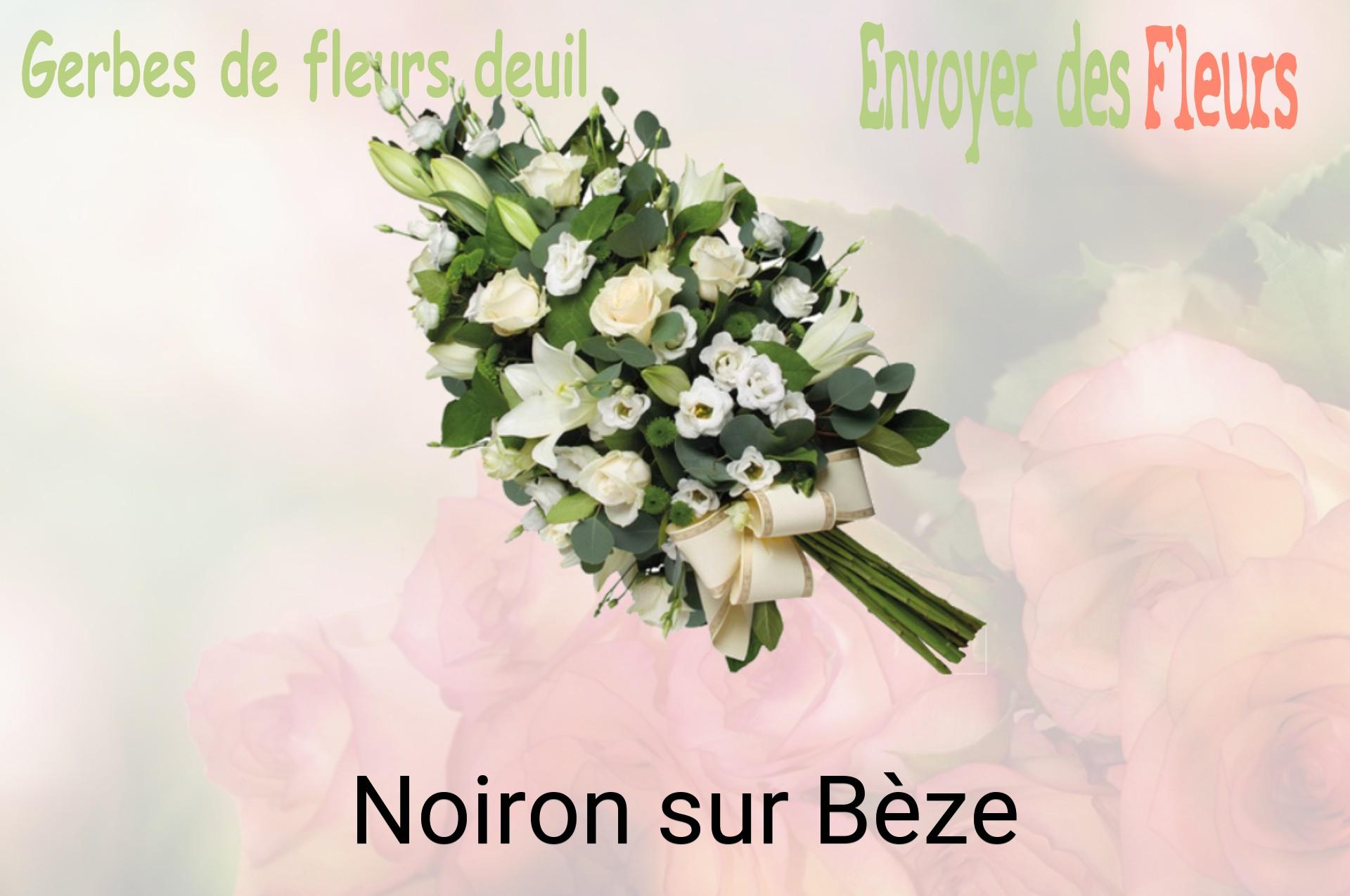 Gerbe de fleurs de deuil livrée à Noiron-sur-Bèze